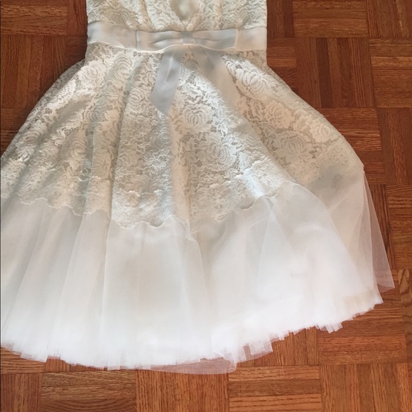 Kate Spade Madison Ave White Lace Dress. Sz 6 - Picture 5 of 5