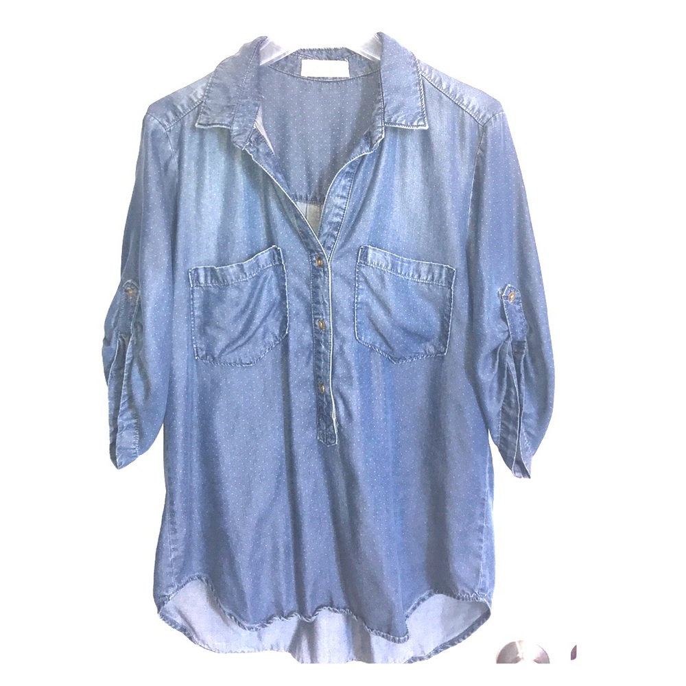 BELLA DAHL DEMIN BLOUSE