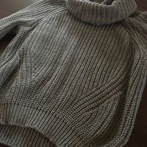 BP gray cowlneck sweater