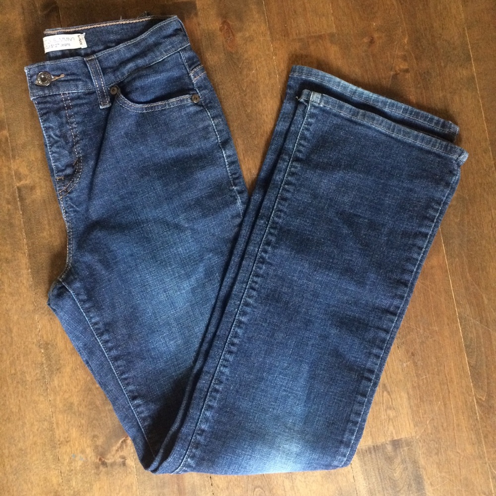Levi's 512 perfectly slimming boot cut petite jean