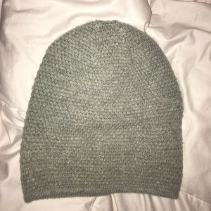 Gray Cashmere Beanie
