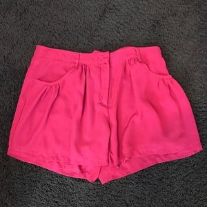 DKNY shorts FAB condition size 14- berry color