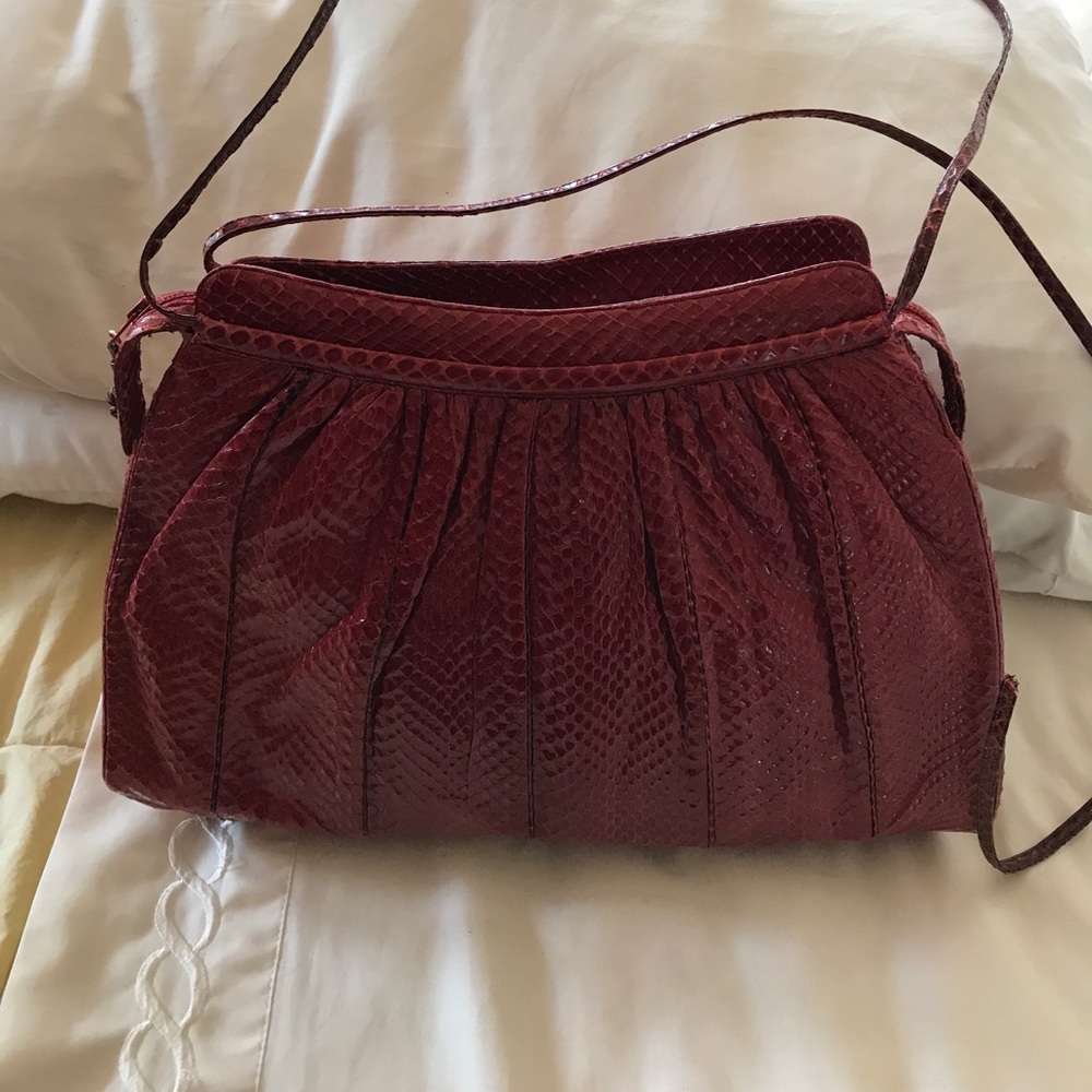 Judith Lieber Snakeskin Bag....! Now $150