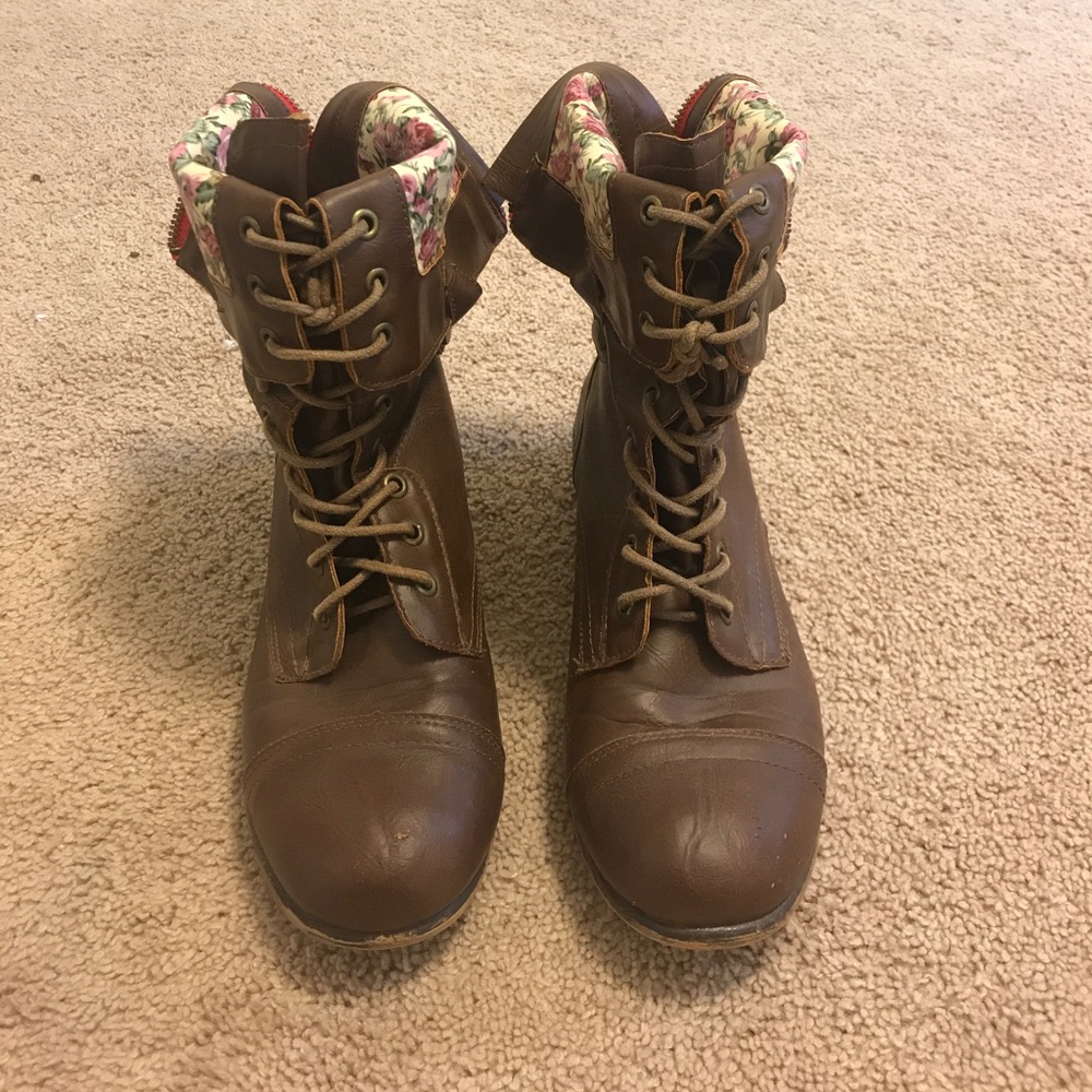 Charlotte Russe foldable boots