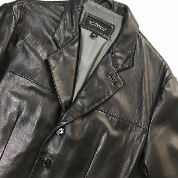 murano lambskin leather jacket