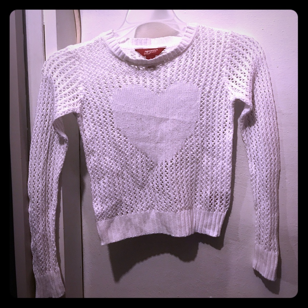 White see threw long sleeve