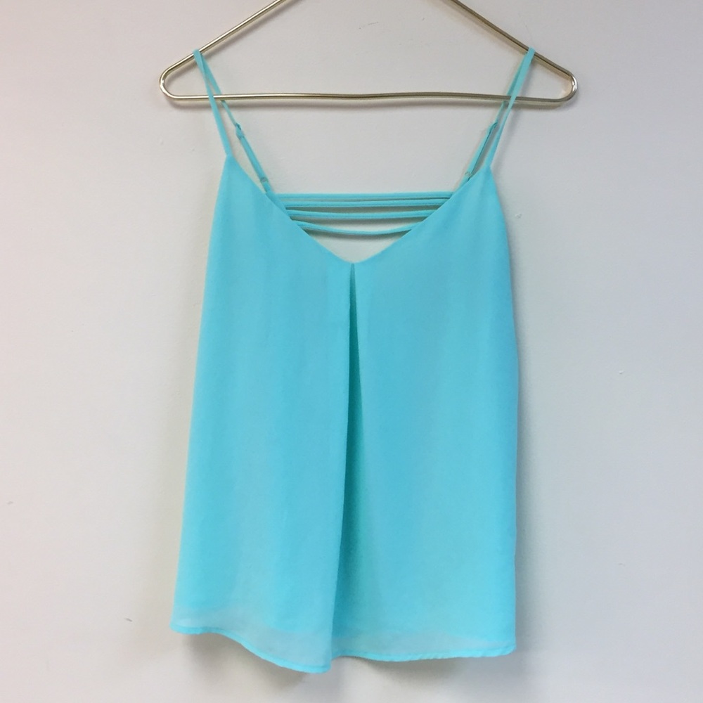 Seafoam green tank top Medium