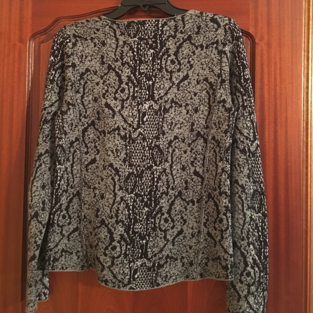 Kenneth Cole Python Print Sweater - Picture 3 of 4