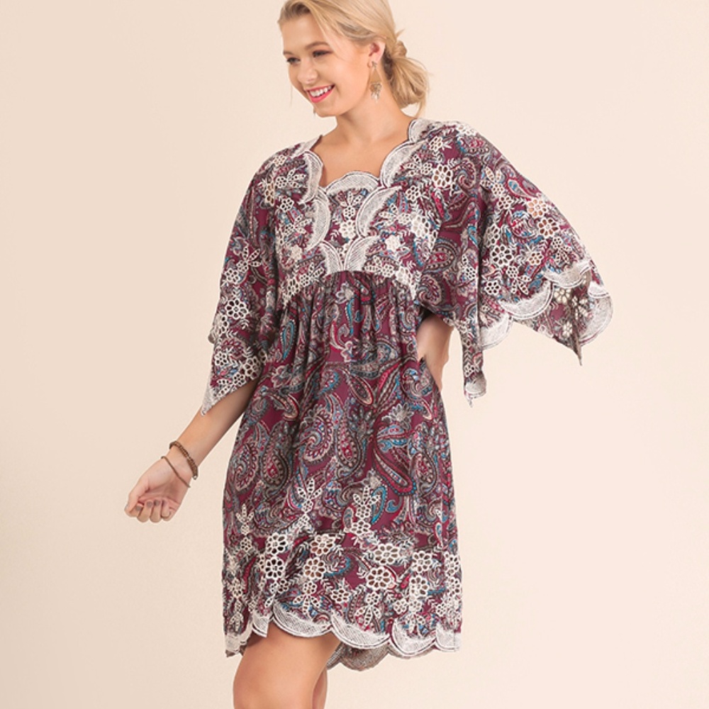 **FINAL PRICE Umgee Paisley Dress**