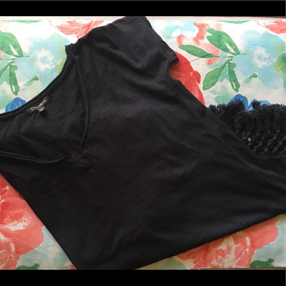 Billabong Navy Short Sleeve Dress