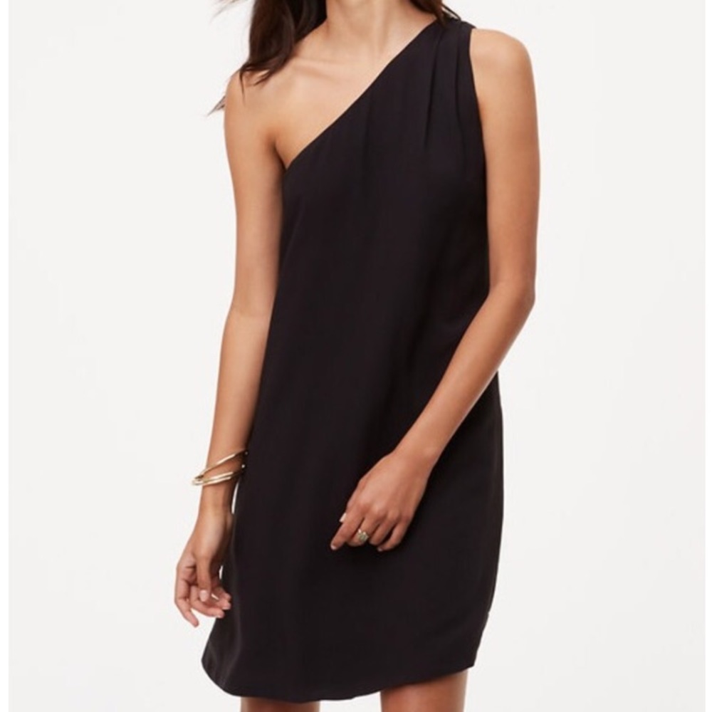 NWT LOFT one shoulder dress XXS