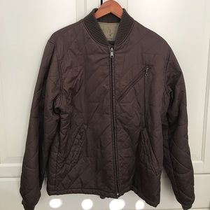Volcom snowboarding brown warm jacket