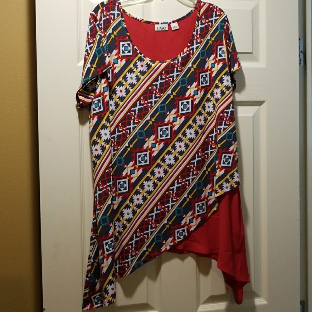 Cato  shark-bite tunic