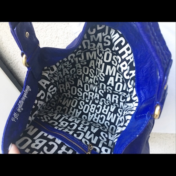 SALE BEAUTIFUL authentic Marc Jacobs purple hobo - Picture 4 of 7