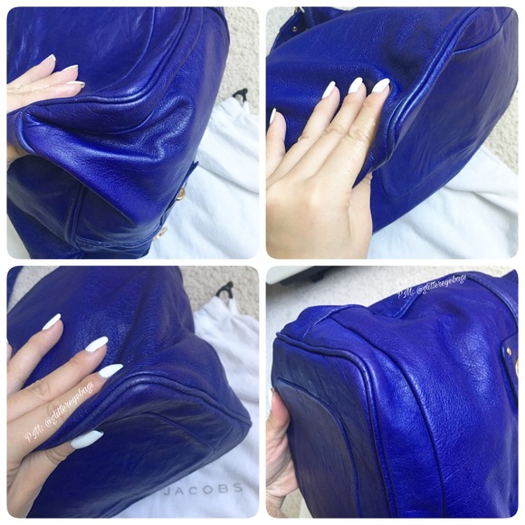SALE BEAUTIFUL authentic Marc Jacobs purple hobo - Picture 5 of 7