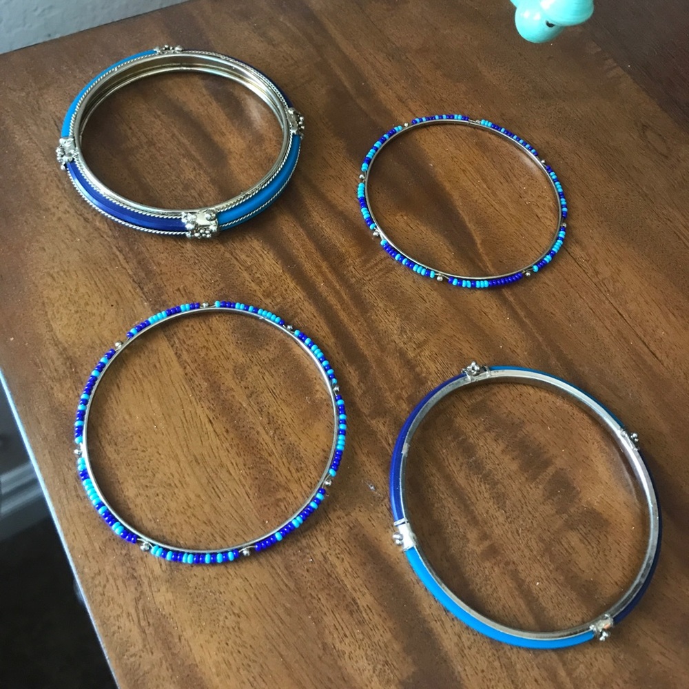 Blue & Turquoise Bangles