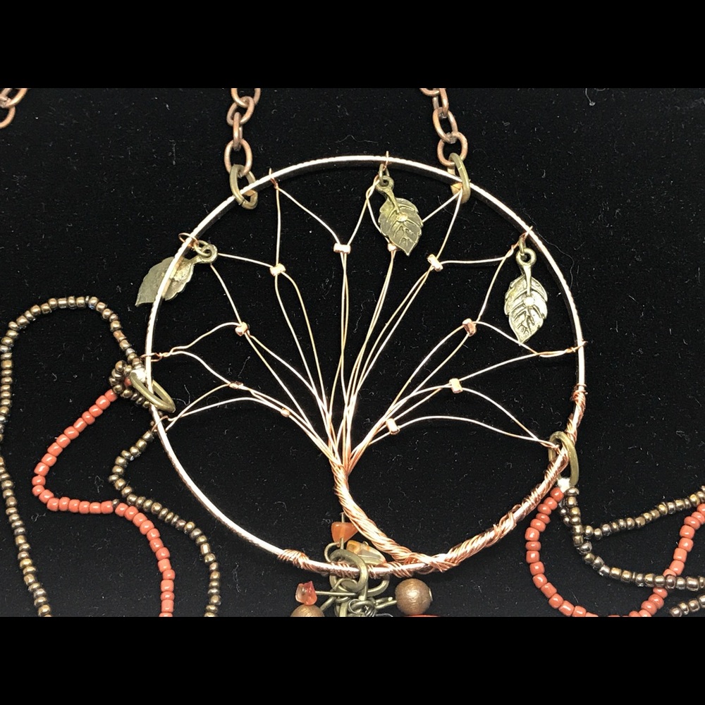 Dream catcher necklace