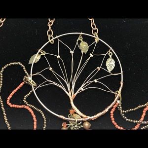 Dream catcher necklace
