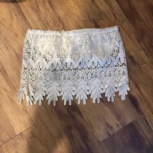 Lace crop top