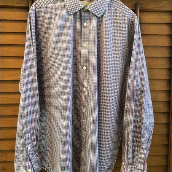 Michael Kors Classic Fit Cotton-Poplin. - Picture 3 of 3