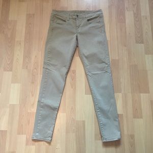 AE Khaki Jeggings