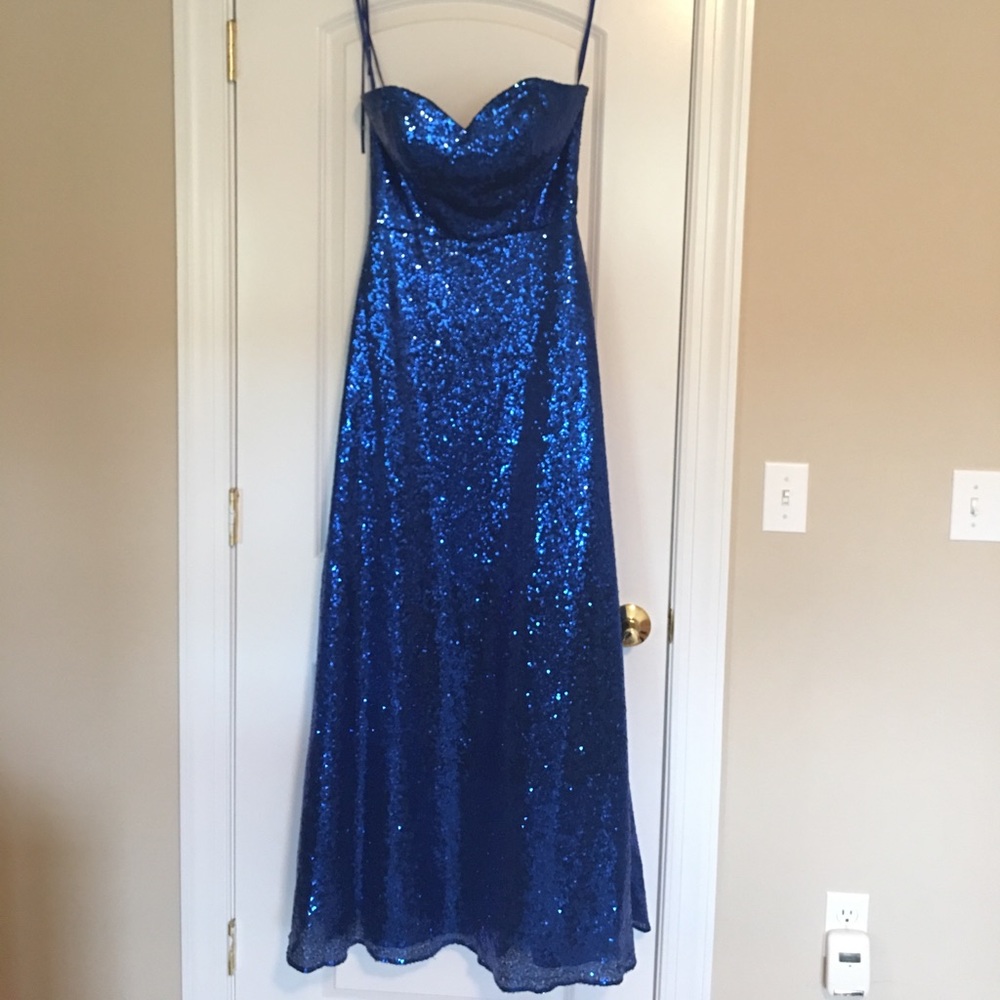 Royal Blue sequin Prom/Formal Dress