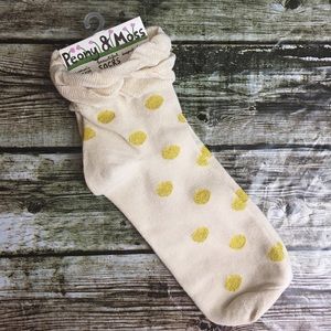 Peony and Moss Accessories - Peony & Moss PM-060 Glitter Dot Socks Peony and Moss Accessories - Peony & Moss PM-060 Glitter Dot Socks