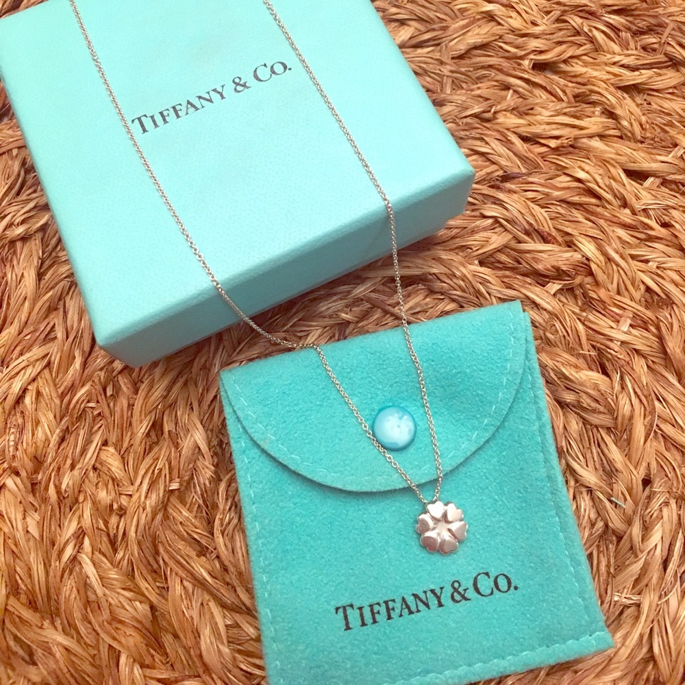 Tiffany & Co. sterling silver charm necklace