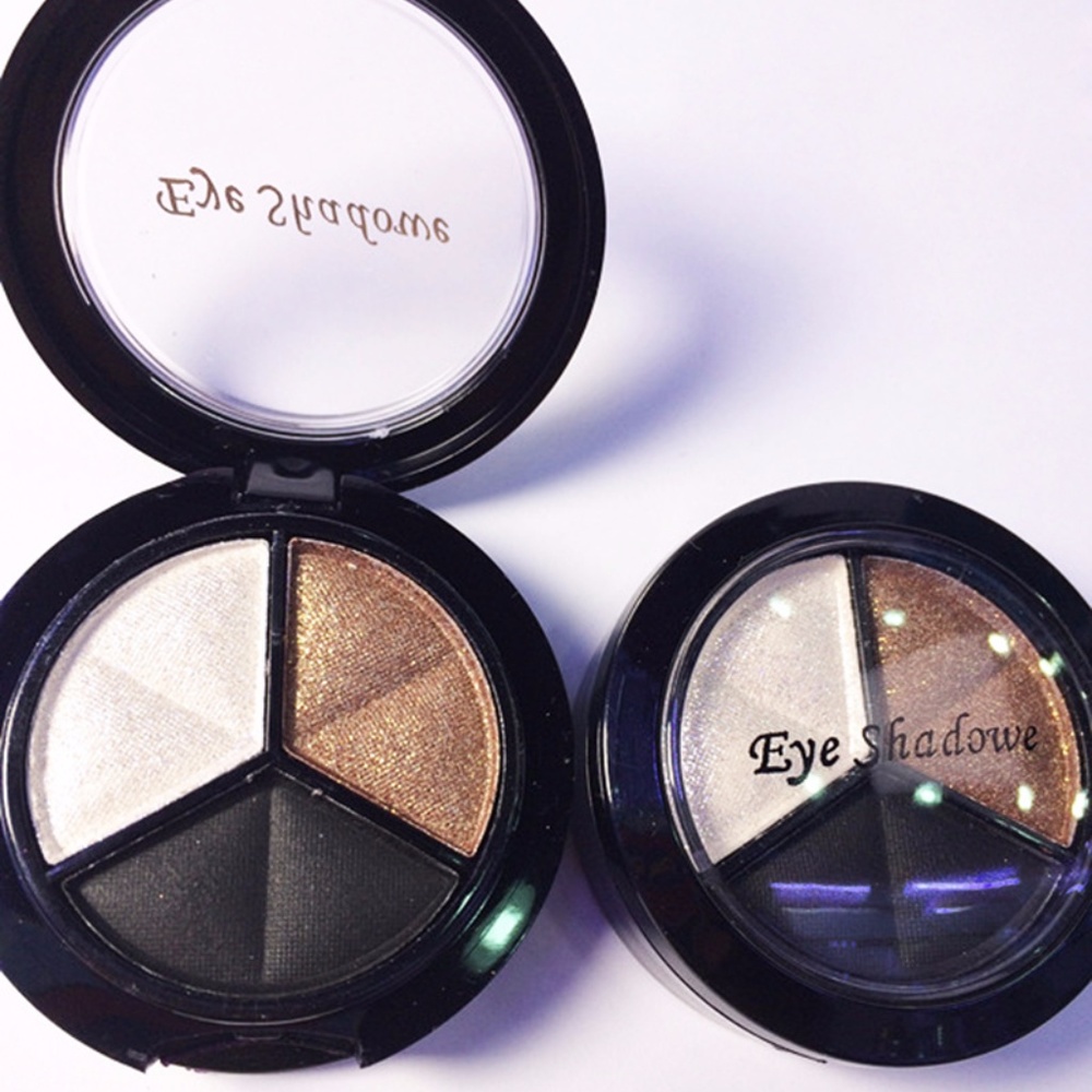 Set of 3colors natural matte cosmetics eyeshadow