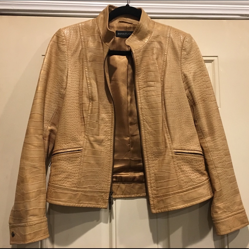 Dana Buchman Leather Jacket