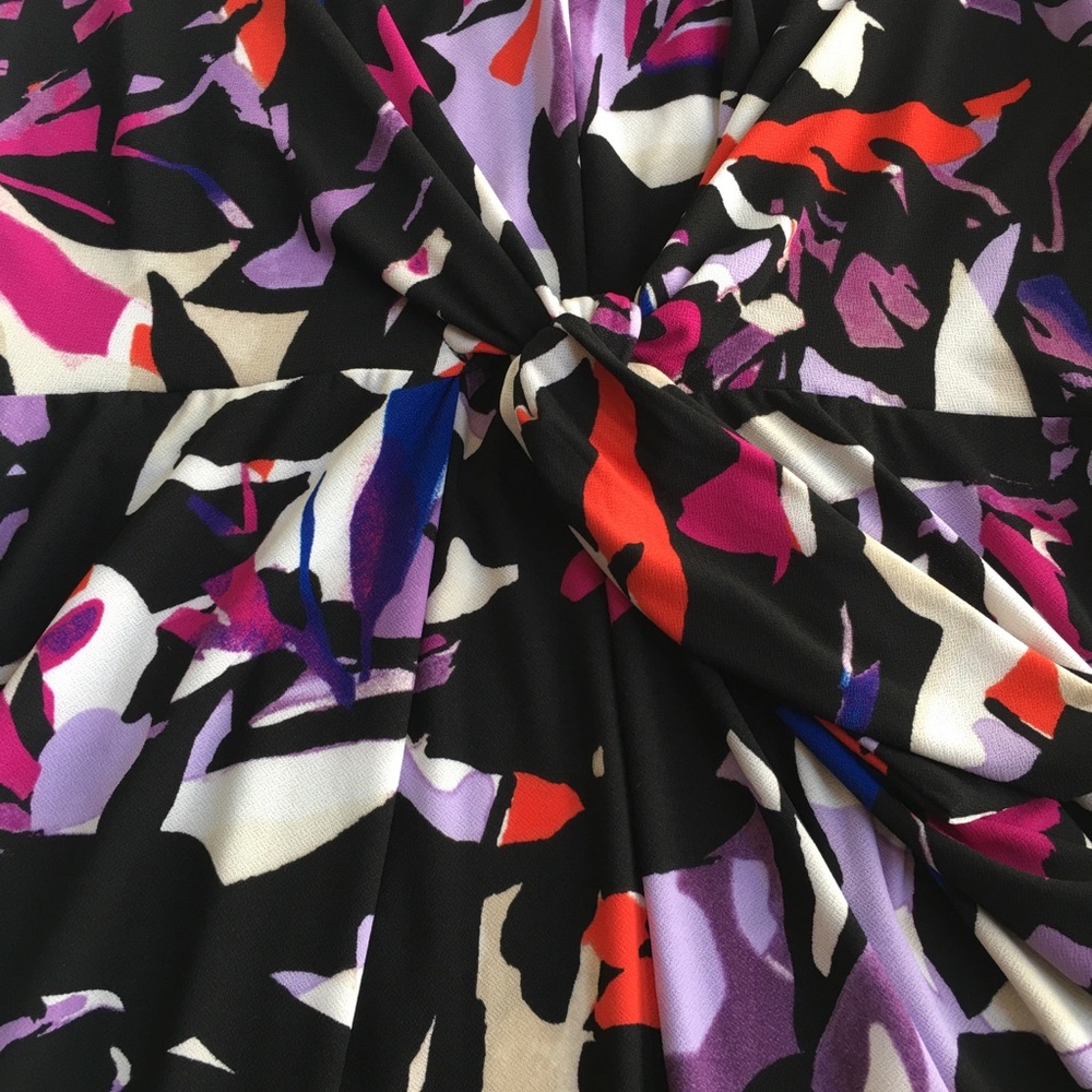 Dana Buchman Crepe Fit & Flare Dress New - Picture 8 of 8