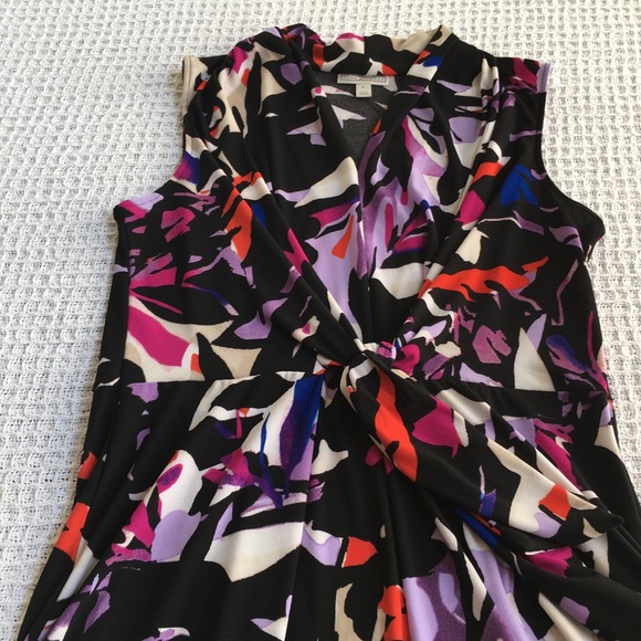 Dana Buchman Crepe Fit & Flare Dress New - Picture 4 of 8