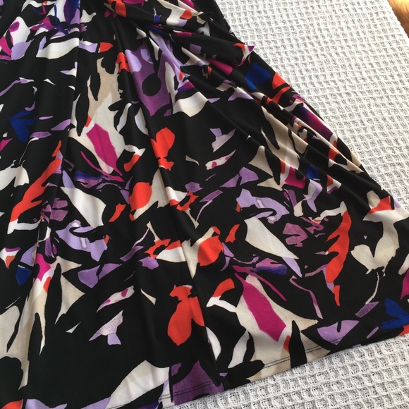 Dana Buchman Crepe Fit & Flare Dress New - Picture 5 of 8