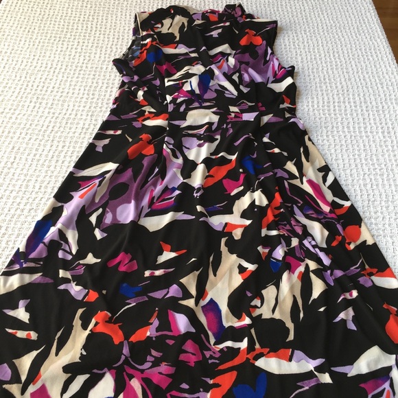 Dana Buchman Crepe Fit & Flare Dress New - Picture 7 of 8