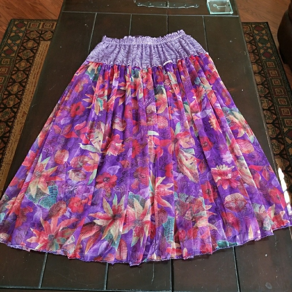 Floral skirt