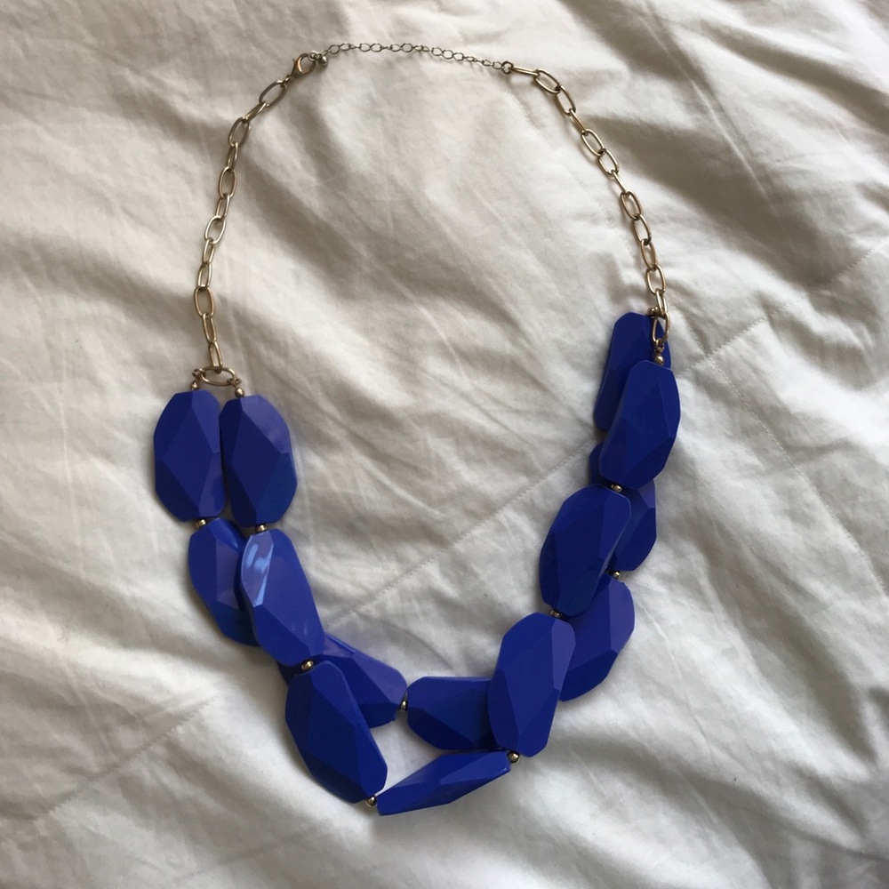 Blue & Gold Necklace