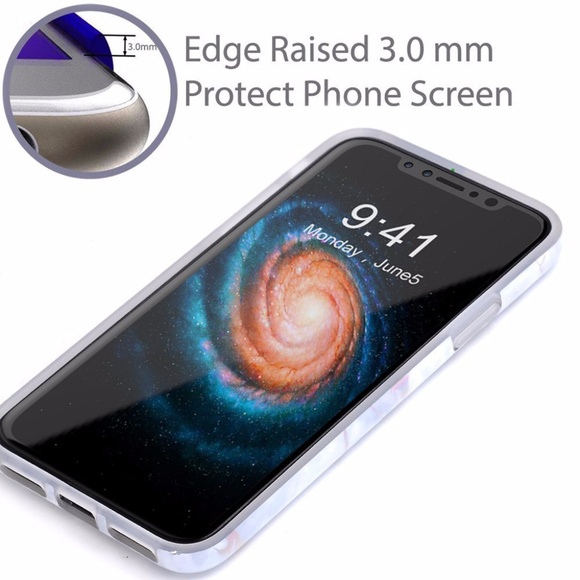 iPhone X Holo Marble Case - Picture 3 of 4