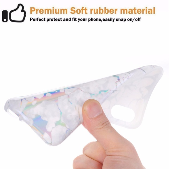 iPhone X Holo Marble Case - Picture 4 of 4