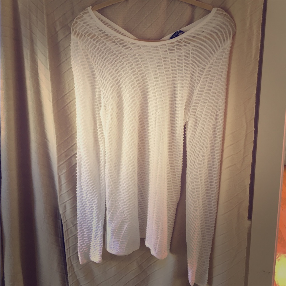 NIC + ZOE cute white party top.