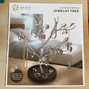 Sculpted metal Jewelry Tree
