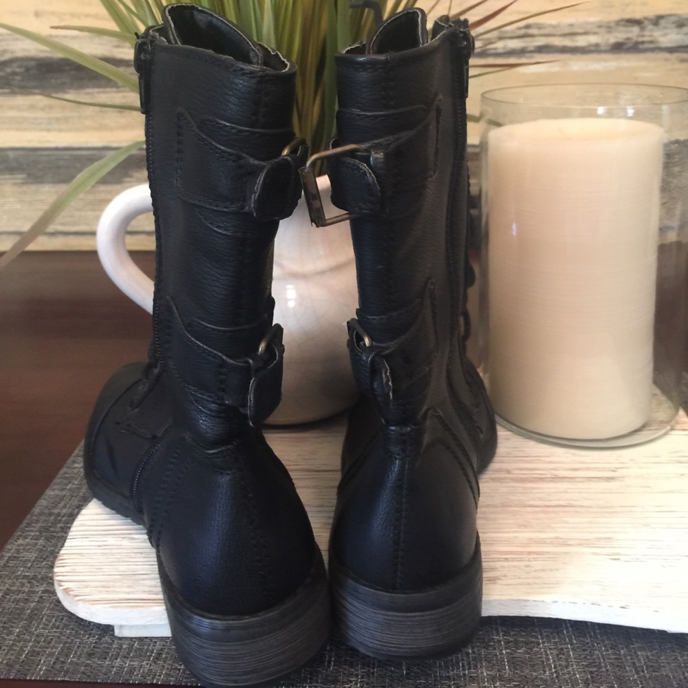 Awesome Black combat boots!! - Picture 3 of 4