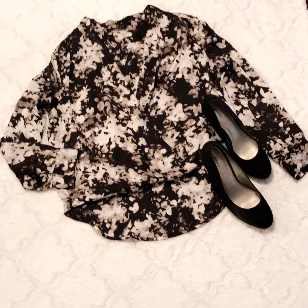 Apt 9 Print Blouse
