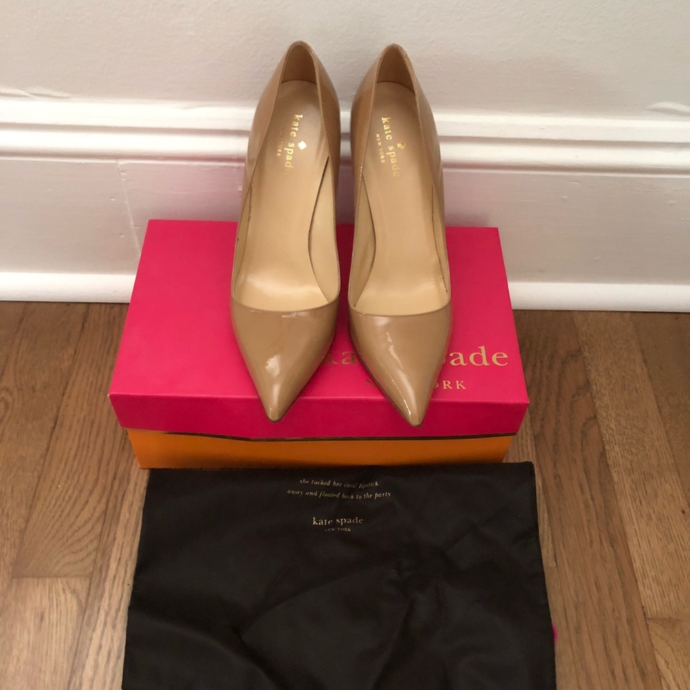 kate spade patent leather heels