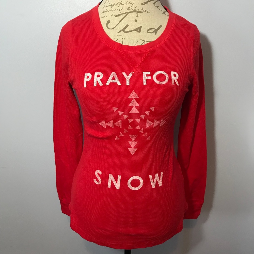 ❄️ L Old Navy Long Sleeve Red Top