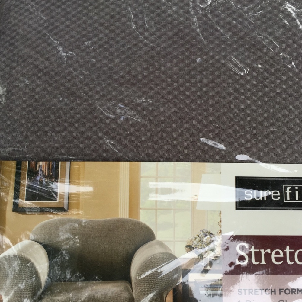 Surefit stretch Sterling gray chair cover NIP $80