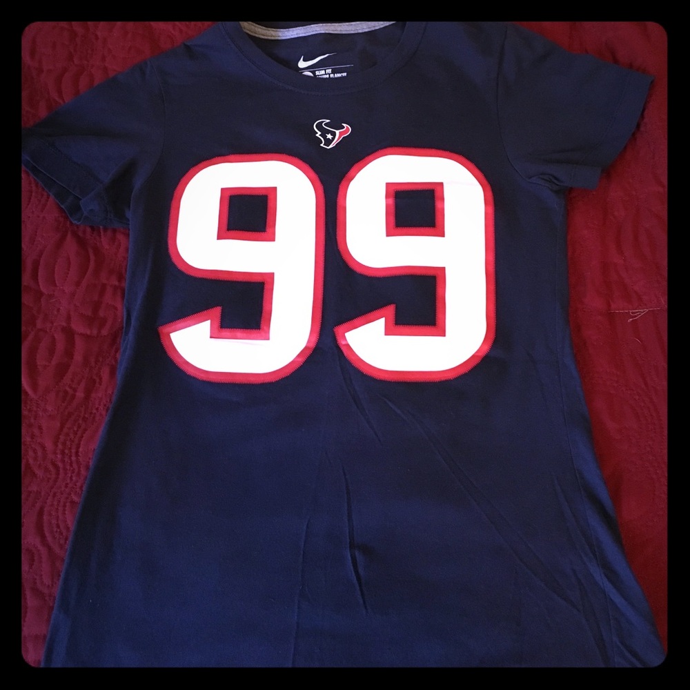 Women's Texans tee shirt, JJ watt, Sz Small