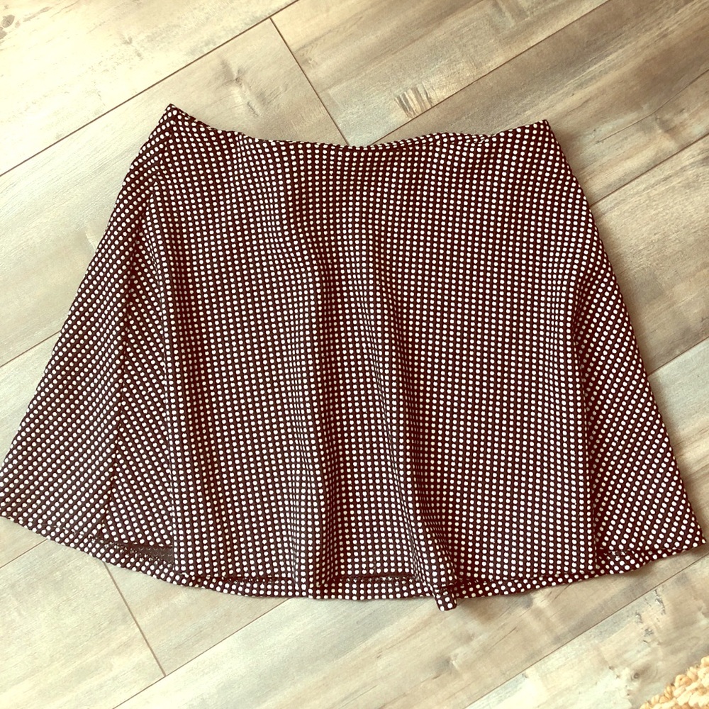 Banana Republic Black and White Mini Skirt.