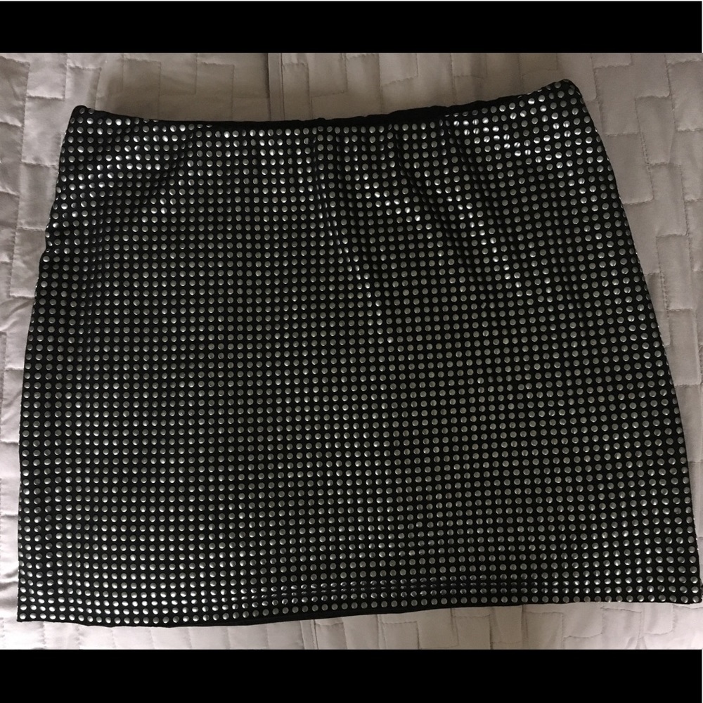Graham & Spencer Studded Miniskirt
