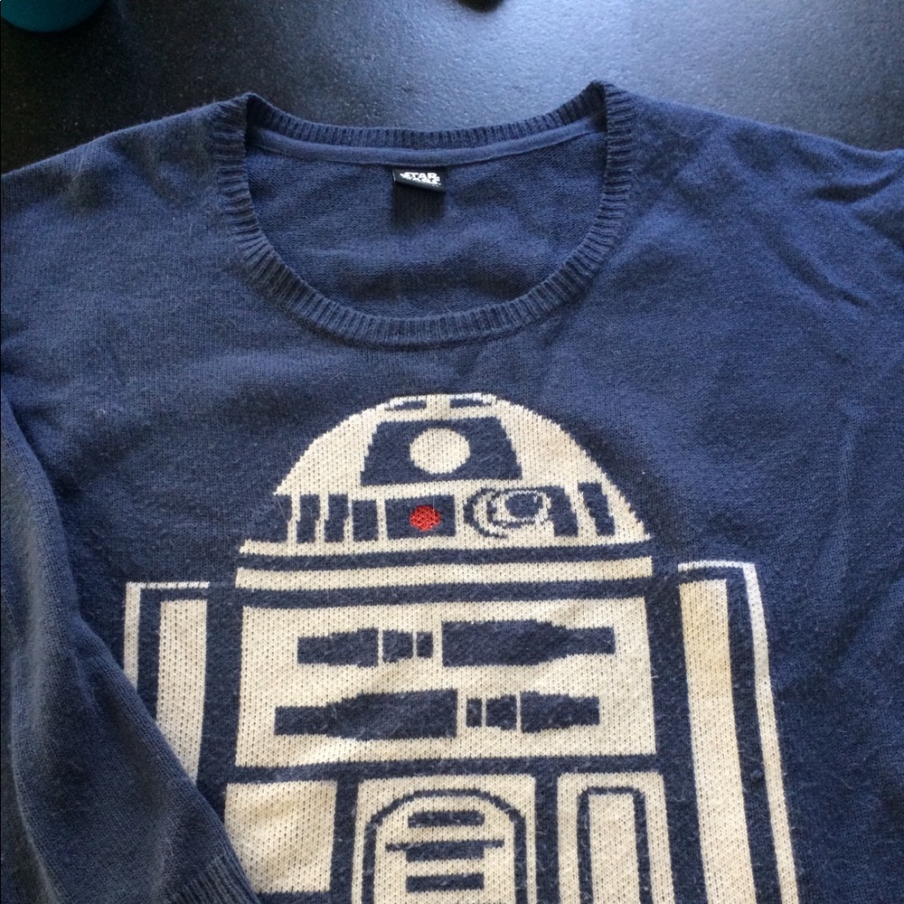 Soft & Slouchy R2-D2 Sweater