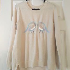Lauren Conrad birds sweater 🕊